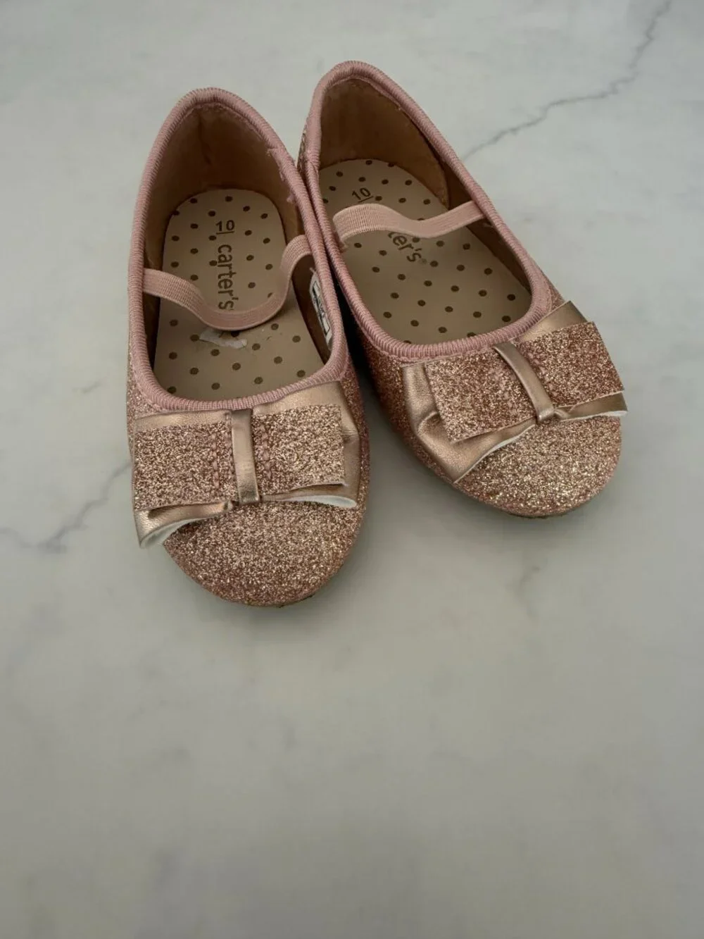 Carter's Big Bow Ballet Flats - Toddler 10